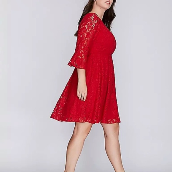 Lane Bryant Fit&Flare midi dress - Picture 2 of 10